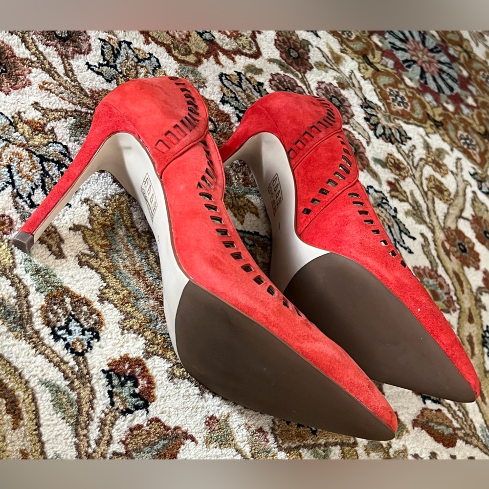 Le Château Coral Classic Heel – 100% Suede Leather - Picture 8 of 11